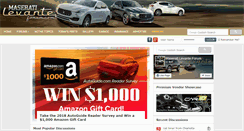 Desktop Screenshot of maseratilevanteforum.com